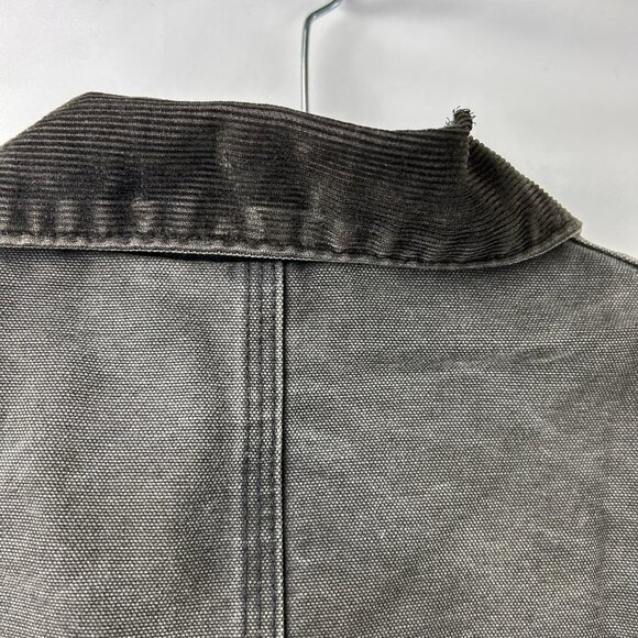 Y2K Carhartt C26 Sz Large BLK Arctic Detroit Jacket Black Quilted Vintage Chore - Picture 16 of 16